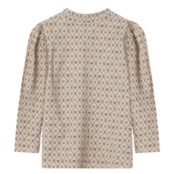 Fliink Kelly Hjerte Bluse - Sandshell