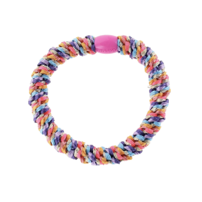 By Str Flettet Hrelastik - Multi Pink/Rust//Bl Glitter