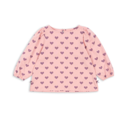 Konges Sljd Drey Slit Bluse - Hortensia coeur