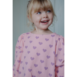 Konges Sljd Drey Slit Bluse - Hortensia coeur