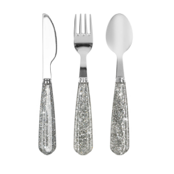 Konges Sljd Glitter bestik - Blue