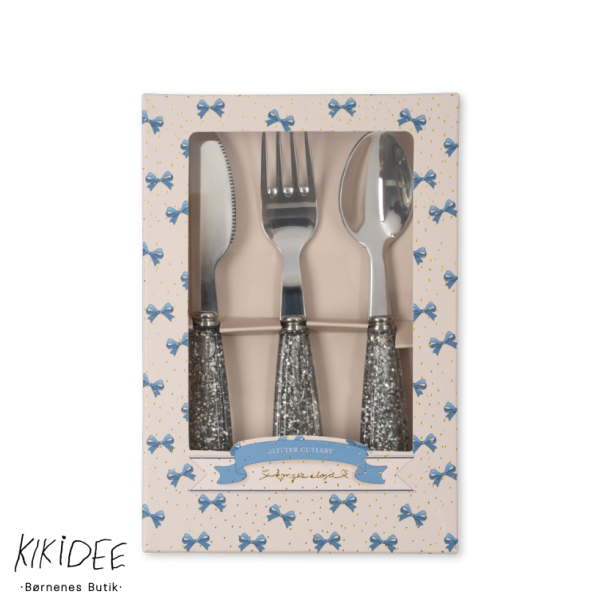 Konges Sljd Glitter bestik - Blue