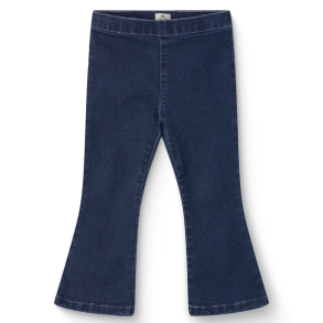 Copenhagen Colors Jeggings med Flare - Dark Indigo Blue 