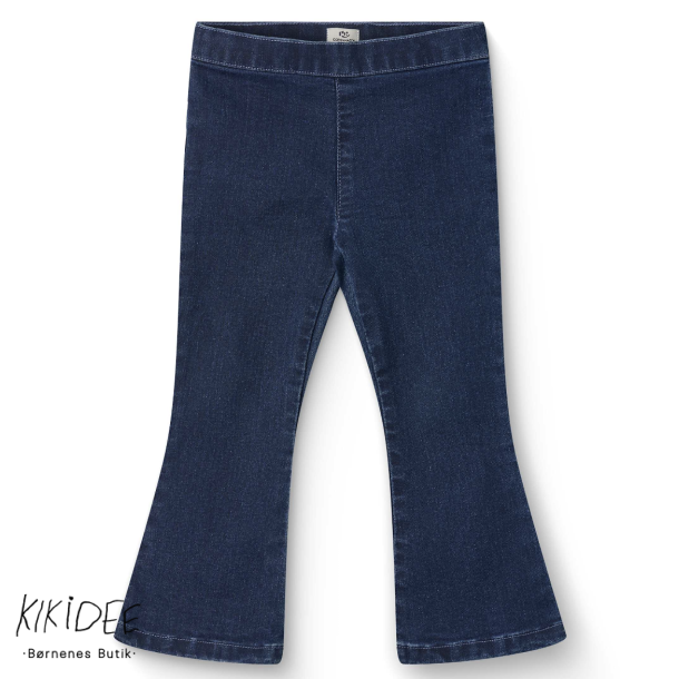 Copenhagen Colors Jeggings med Flare - Dark Indigo Blue 