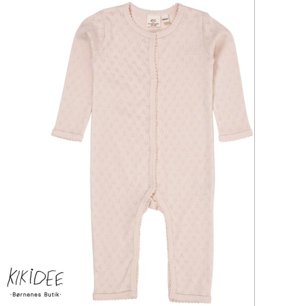Copenhagen Colors Pointelle Heart Heldragt - Dusty rose 