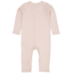 Copenhagen Colors Pointelle Heart Heldragt - Dusty rose 