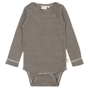 Petit Piao Dante Uld Body -  Coffee Bean/Dark Off White