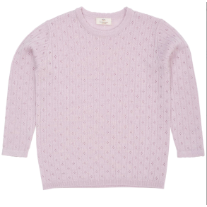 Copenhagen Colors Pointelle Bluse - Lavender 