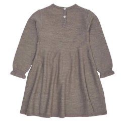 Copenhagen Colors Cable Kjole m. Hjerter - Natural melange 