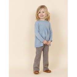 Copenhagen Colors Wide Rib Pants - Natural melange 