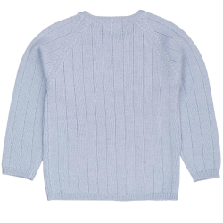 Copenhagen Colors Merino Knitted Bluse - Dusty blue