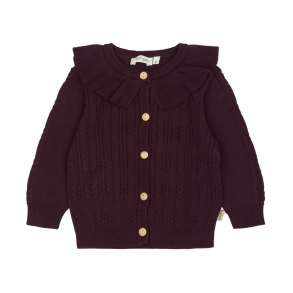 Petit Piao Dalia Cardigan - Dark grape 