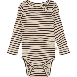 Petit Piao Body - Dark grape/Off White