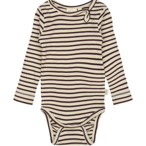 Petit Piao Body - Dark grape/Off White