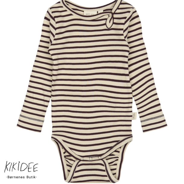 Petit Piao Body - Dark grape/Off White