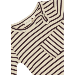 Petit Piao Body - Dark grape/Off White