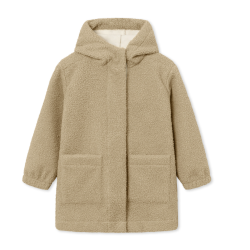 Mini A Ture Matcaykas Sherpa Jakke - Travertine beige