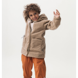 Mini A Ture Matcaykas Sherpa Jakke - Travertine beige