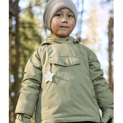 Mini A Ture Matwang Fleeceforet Vinterjakke - Aloe green 