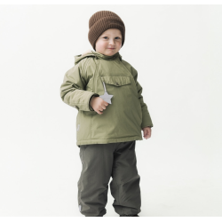 Mini A Ture Matwang Fleeceforet Vinterjakke - Aloe green 