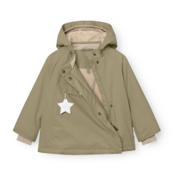 Mini A Ture Matwang Fleeceforet Vinterjakke - Aloe green 