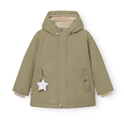 Mini A Ture Matwally Fleeceforet Vinterjakke - Aloe green 