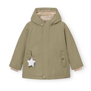 Mini A Ture Matwally Fleeceforet Vinterjakke - Aloe green 