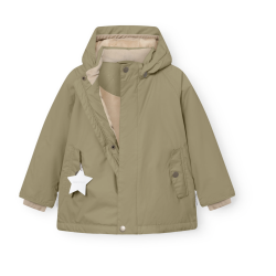 Mini A Ture Matwally Fleeceforet Vinterjakke - Aloe green 