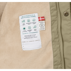 Mini A Ture Matwally Fleeceforet Vinterjakke - Aloe green 