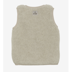Huttelihut Teddy Uld Vest - Cement