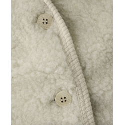 Huttelihut Teddy Uld Vest - Cement