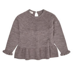 Copenhagen Colors Merino Bluse - Natural melange