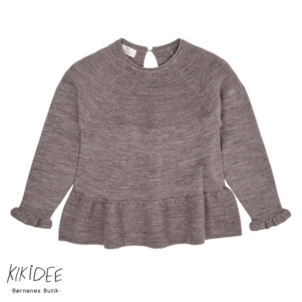 Copenhagen Colors Merino Bluse - Natural melange