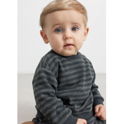 Marmar Tammas B Bluse - Forest Stripe Melange