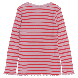 The New Rie Bluse - Mauve shadows striped