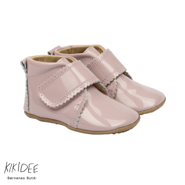 Pom Pom Begynder Hjemmesko - Dusty rose patent