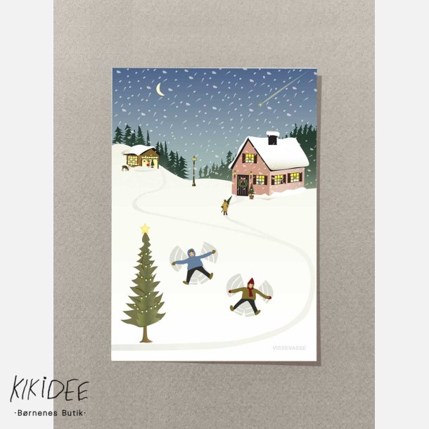 Vissevasse Snow Angels Kort - A7