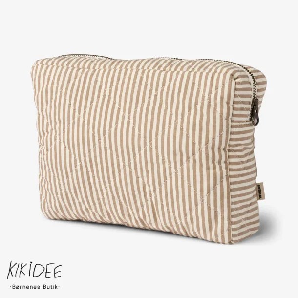 Wheat Stor Toilettaske Ziggy - Cappucino stripe