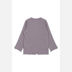The New Princess Rib Bluse - Gray ridge 