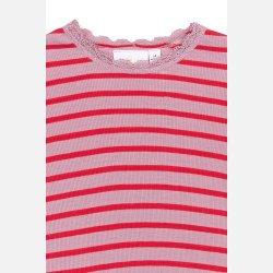The New Rie Bluse - Mauve shadows striped