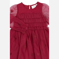 The New Yna Lang�rmet Mesh Kjole - Rio Red