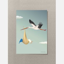 Vissevasse Bl Storke Kort - A7