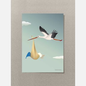 Vissevasse Bl Storke Kort - A7