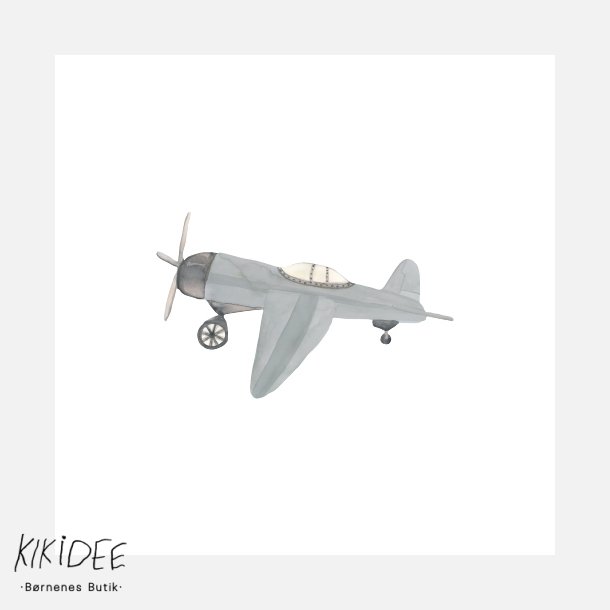 That's Mine Retro Airplane Wallsticker