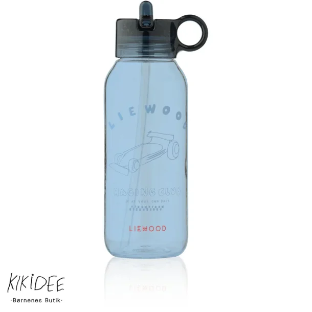 Liewood Yang Tritan Vandflaske 500 ml. - Race cars / Navy