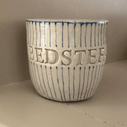 Keramik Kop - Bedstefar m. Tynd Bl Strib u. Hank 