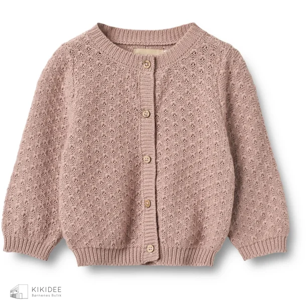 Wheat Magnella Cardigan - Dry rose 