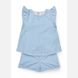 Copenhagen Colors Deco S�t - Blue houndstooth 