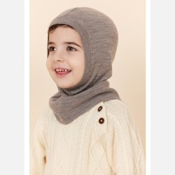 Copenhagen Colors Strikket Elefanthue - Natural melange 