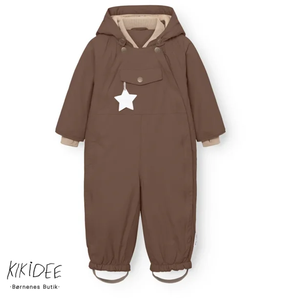 Mini A Ture Matwisti Fleeceforet Flyverdragt - Chestnut brown 